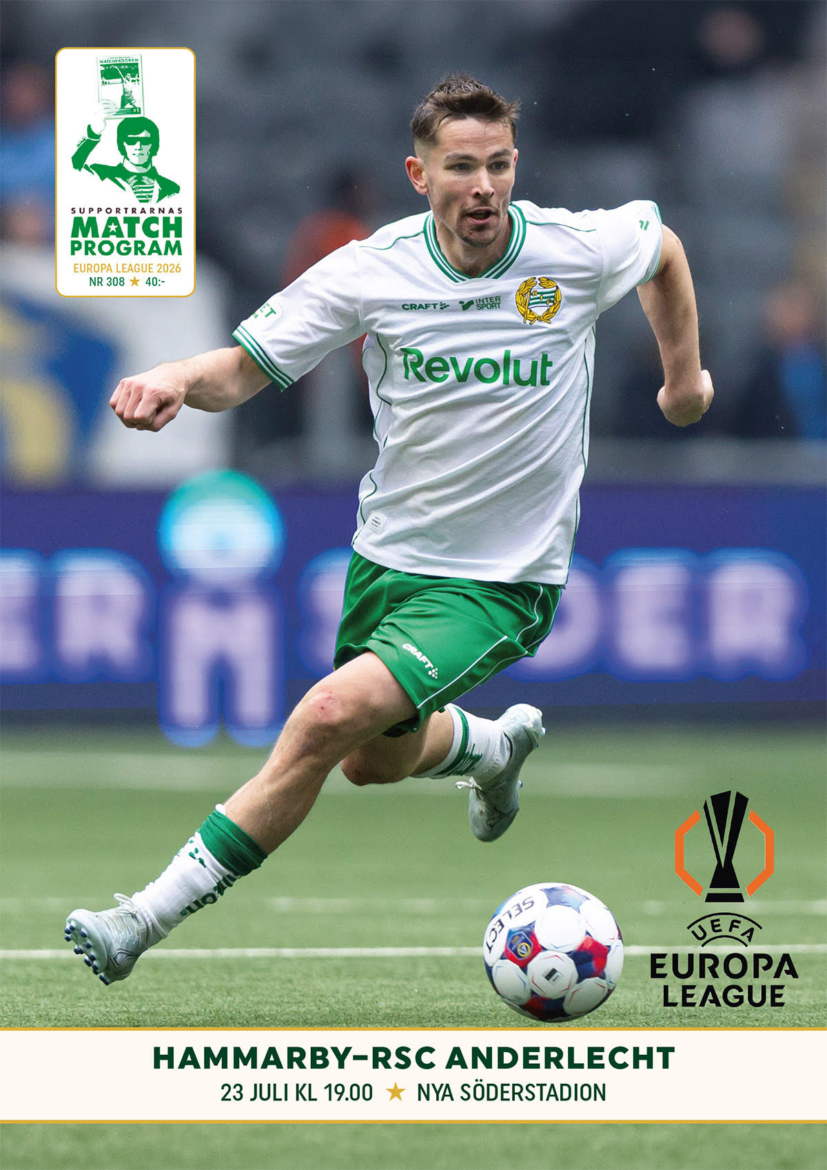 Matchprogram #308 Anderlecht Europa League 2026-27