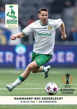 Matchprogram #308 Anderlecht Europa League 2026-27