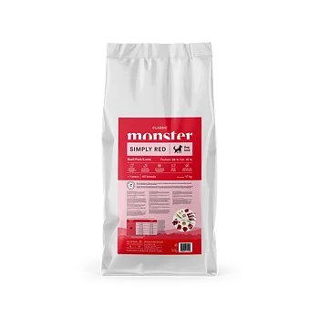 Monster Dog Classic Simply Red 17 kg