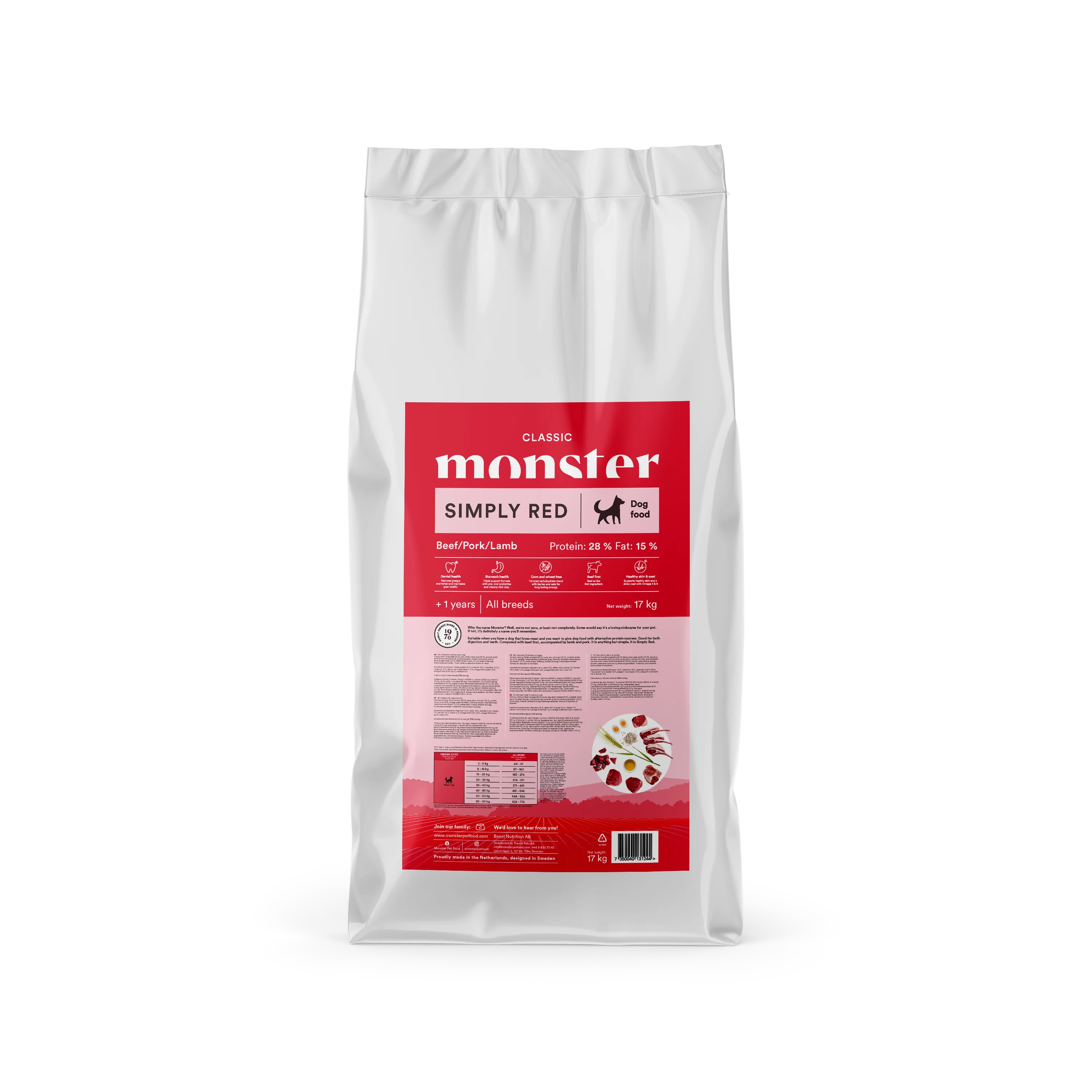 Monster Dog Classic Simply Red 2 kg
