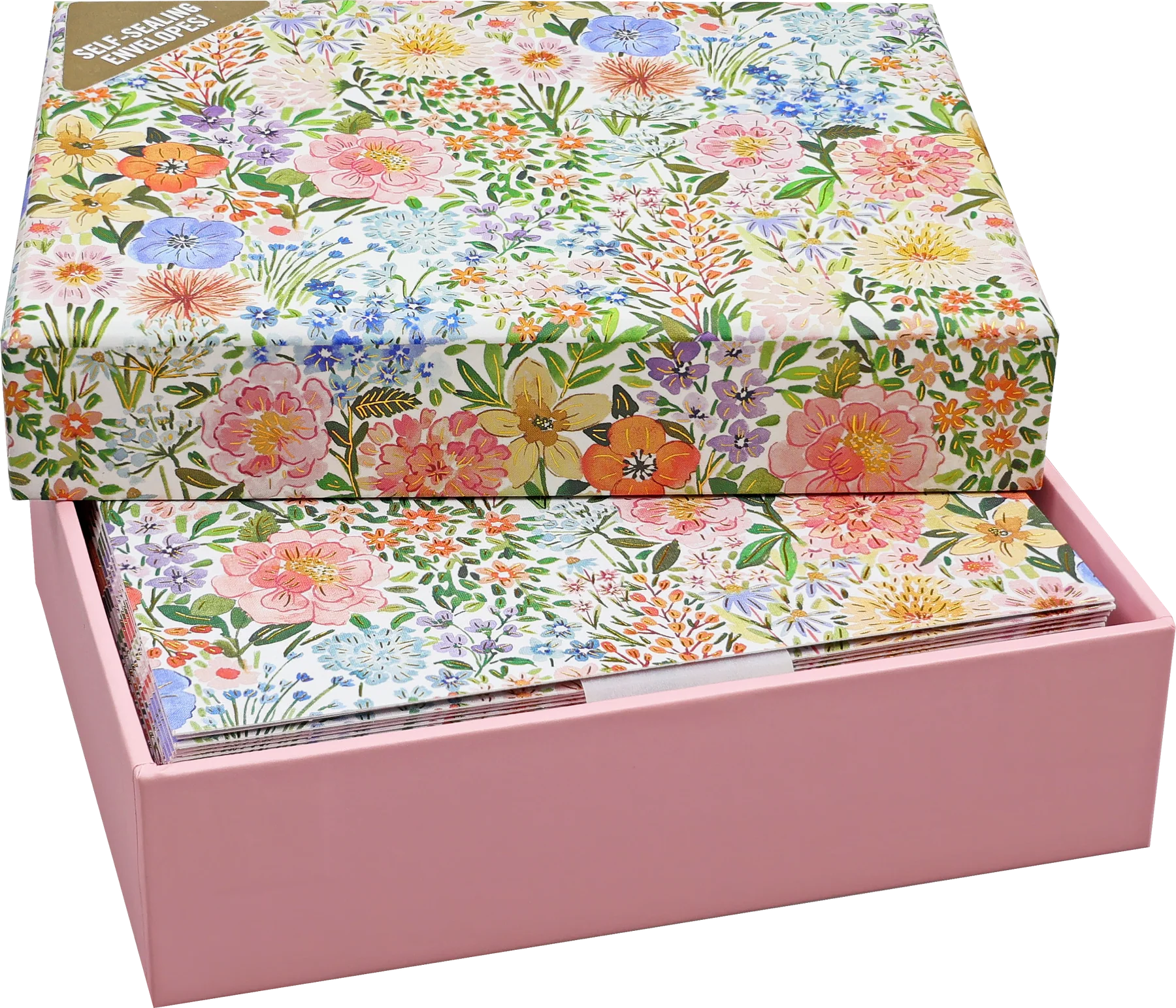 Floral Blooms Note Cards - 5