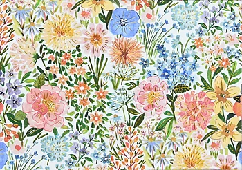 Floral Blooms Note Cards