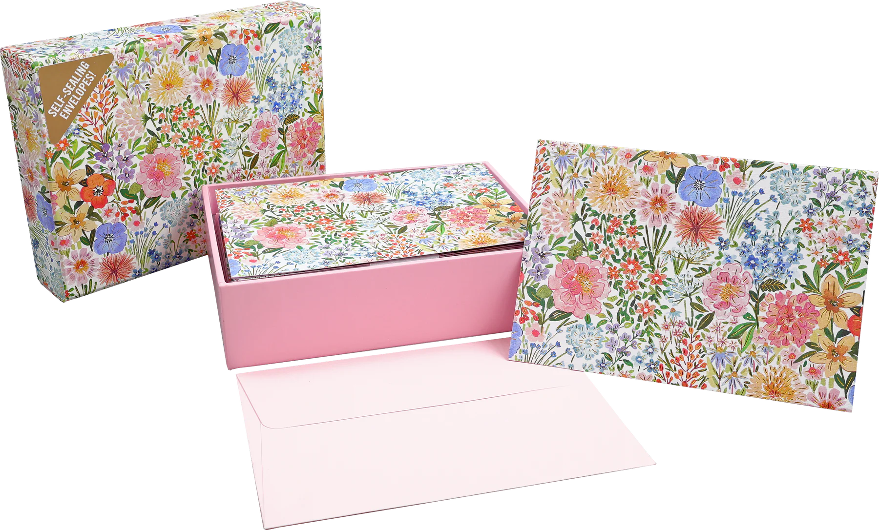 Floral Blooms Note Cards - 3