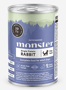 Monster Dog Adult Single Rabbit Burk 400 g