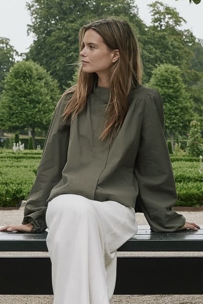 Neo Noir  - Tirsa Twill Jacket Army - 5