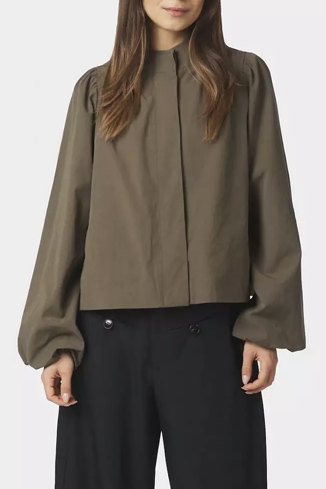 Neo Noir  - Tirsa Twill Jacket Army