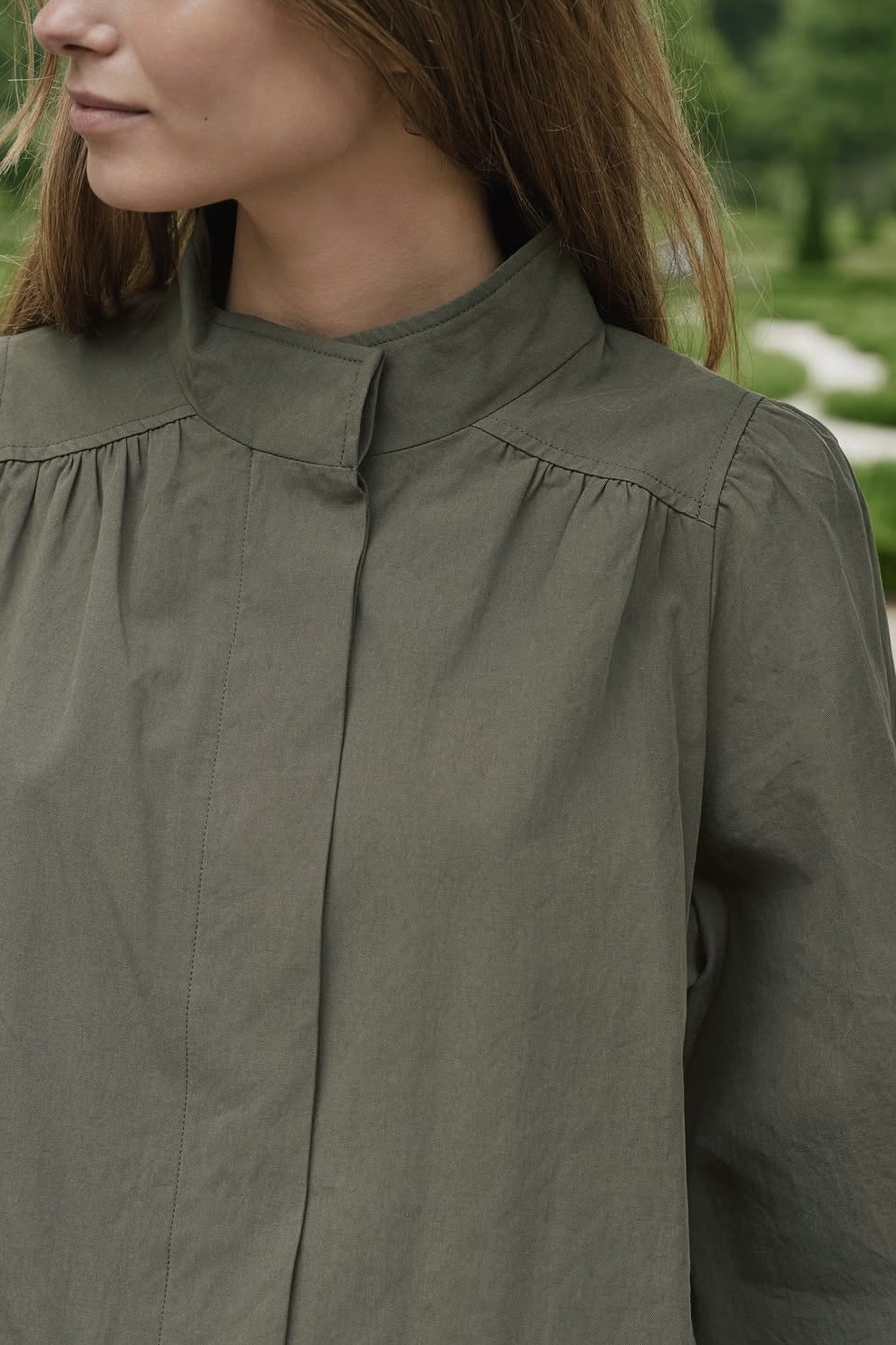 Neo Noir  - Tirsa Twill Jacket Army - 6