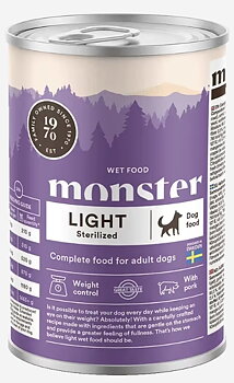 Monster Dog Adult Light/ Sterilized Burk 400 g