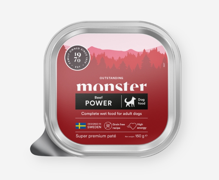 Monster Dog Power Beef Paté 150 g