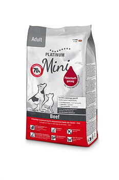 Platinum Mini Adult Beef+potatis 900g - träningsgodis/foder