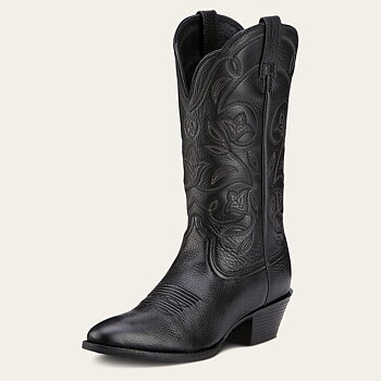 Heritage R Toe Western Boot svart