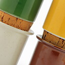 Stig Lindberg (1960s) Four Colorful Jars with Cork Lids (3)