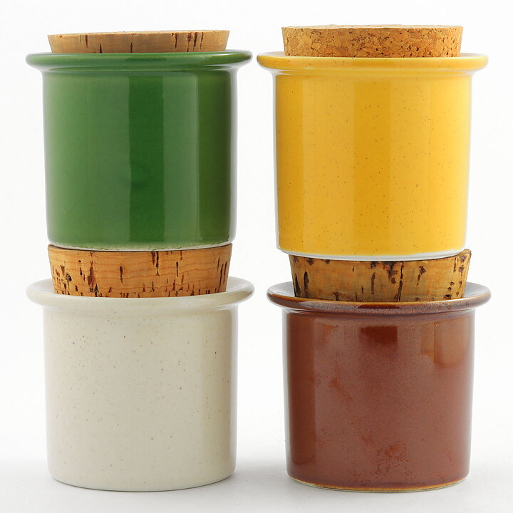 スティグ・リンドベリ  カラフルな4つの小物入れ 蓋付き JAR 1960年代 (3)