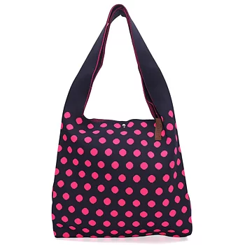 Shopper dots blue/pink
