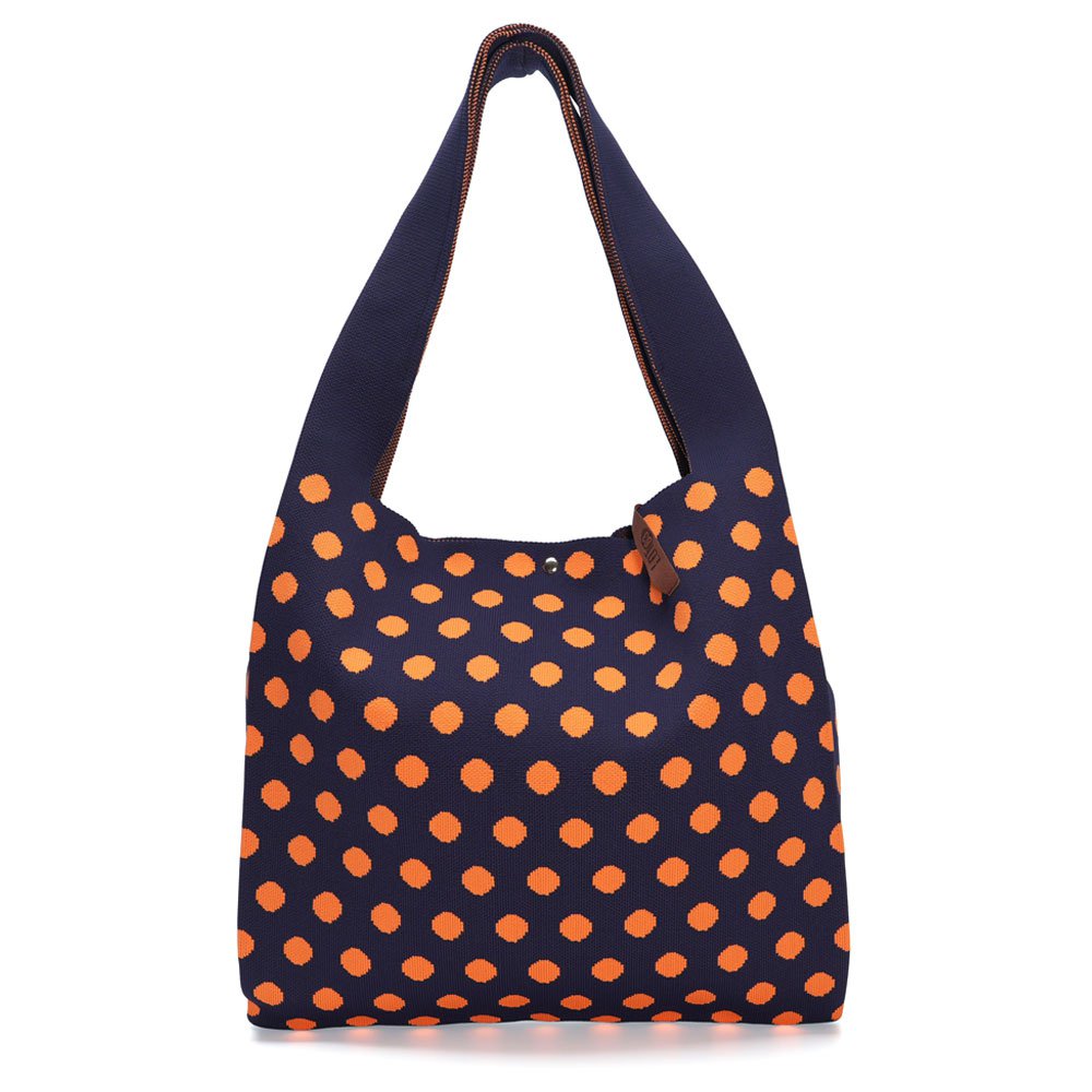 Shopper dots blue/orange