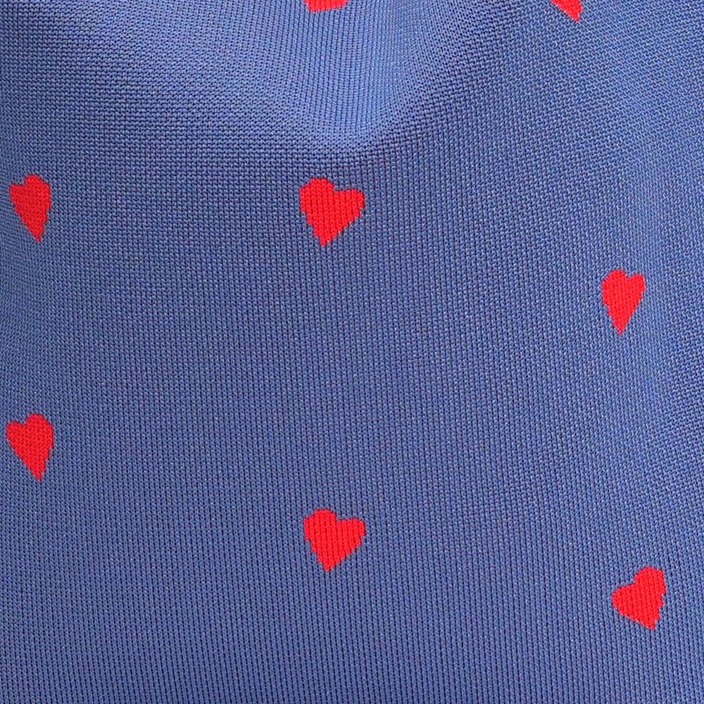 Shopper hearts blue/red - 3