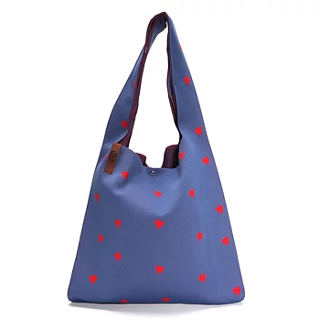 Shopper hearts blue/red