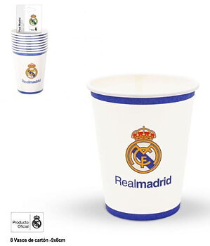 Real Madrid Pappersmuggar 8-pack Master