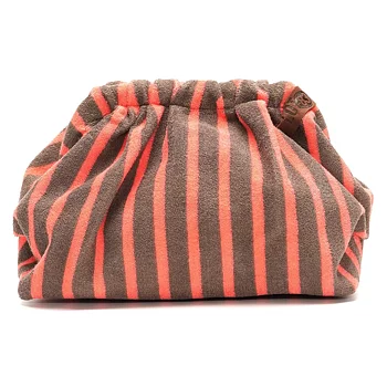 Clutch taupe/coral
