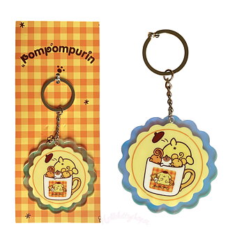 Pompompurin Nyckelring i Akryl 30-årsjubileum - Squishy Cute Purin