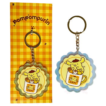 Pompompurin Nyckelring i Akryl 30-årsjubileum - Squishy Cute Purin