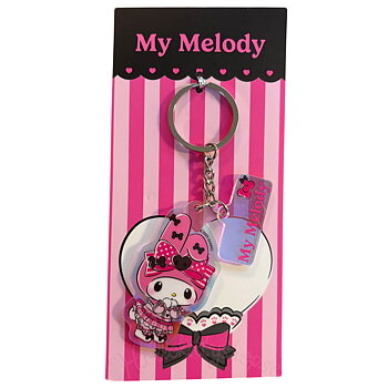 My Melody Nyckelring i Akryl - Pink Black Party