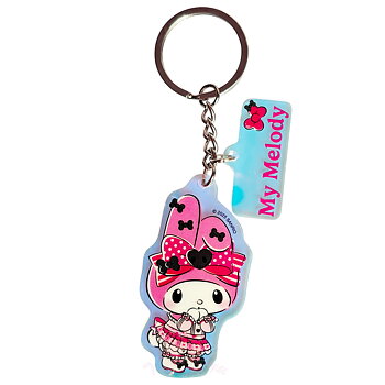 My Melody Nyckelring i Akryl - Pink Black Party