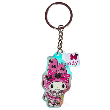My Melody Nyckelring i Akryl - Pink Black Party