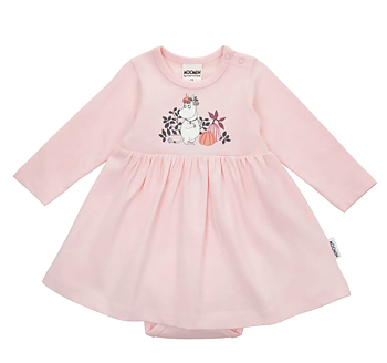 Moomin Baby Bodysuit - Pumpkin 2 Pink