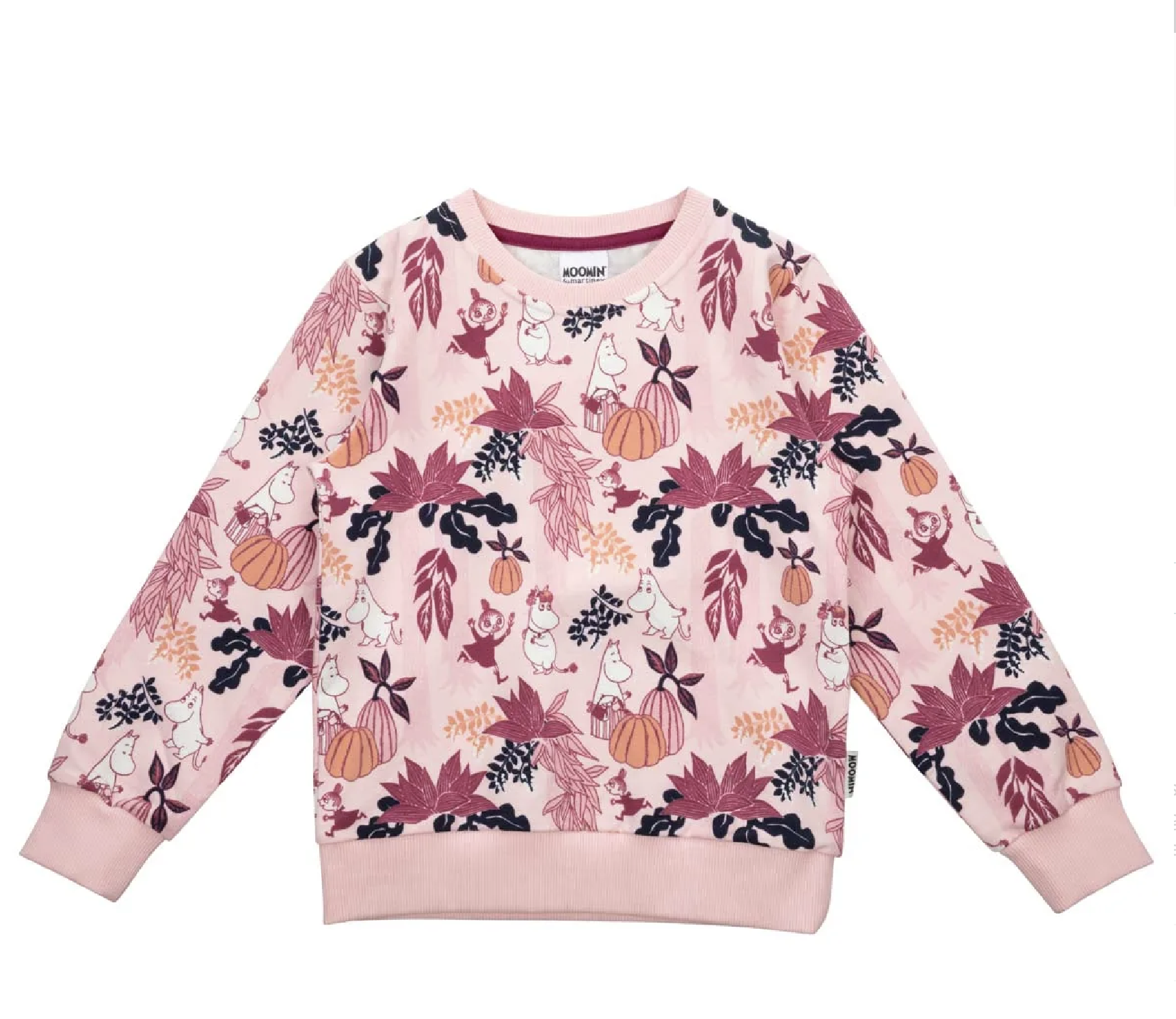 Mumin Barn Collegetröja - Pumpa Rosa