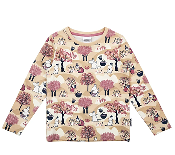 Moomin Kids' Sweatshirt - Fruit Harvest Beige