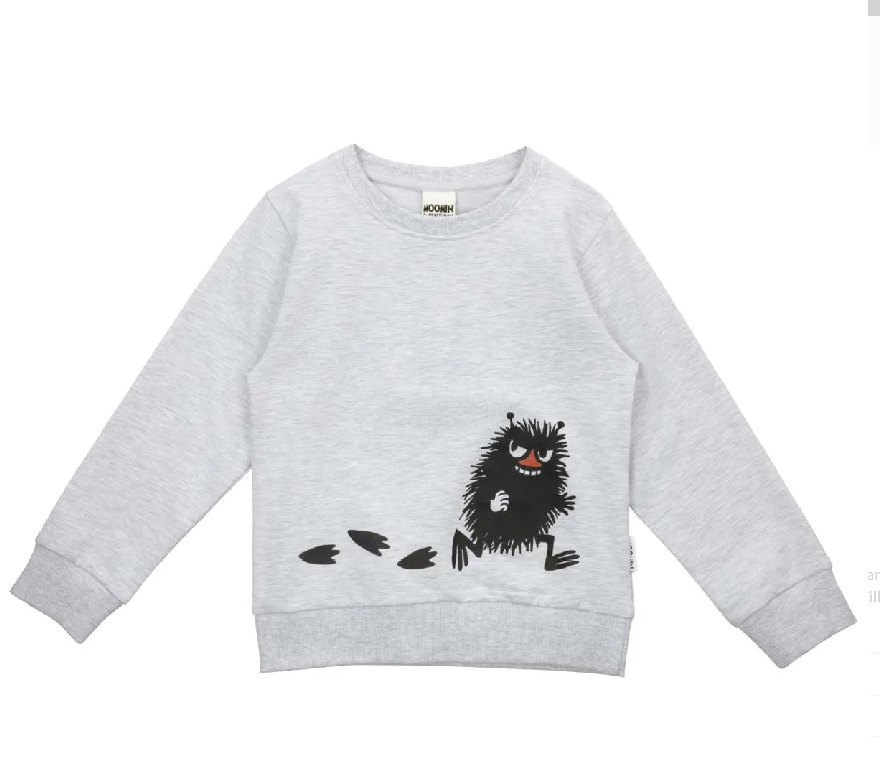 Moomin Kids' College Sweatshirt - Stinky Light Gray