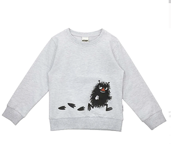 Moomin Kids' College Sweatshirt - Stinky Light Gray
