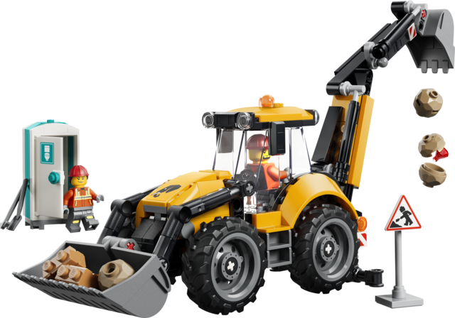 LEGO City Gul grävlastare 60480 - 4