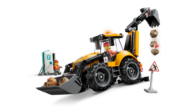 LEGO City Gul grävlastare 60480 - 3