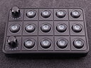 CAN keypad (13 keys + 2 rotary encoder) multi color LED