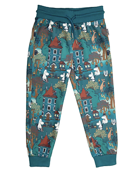 Moomin Kids' Sweatpants - Festive Blue