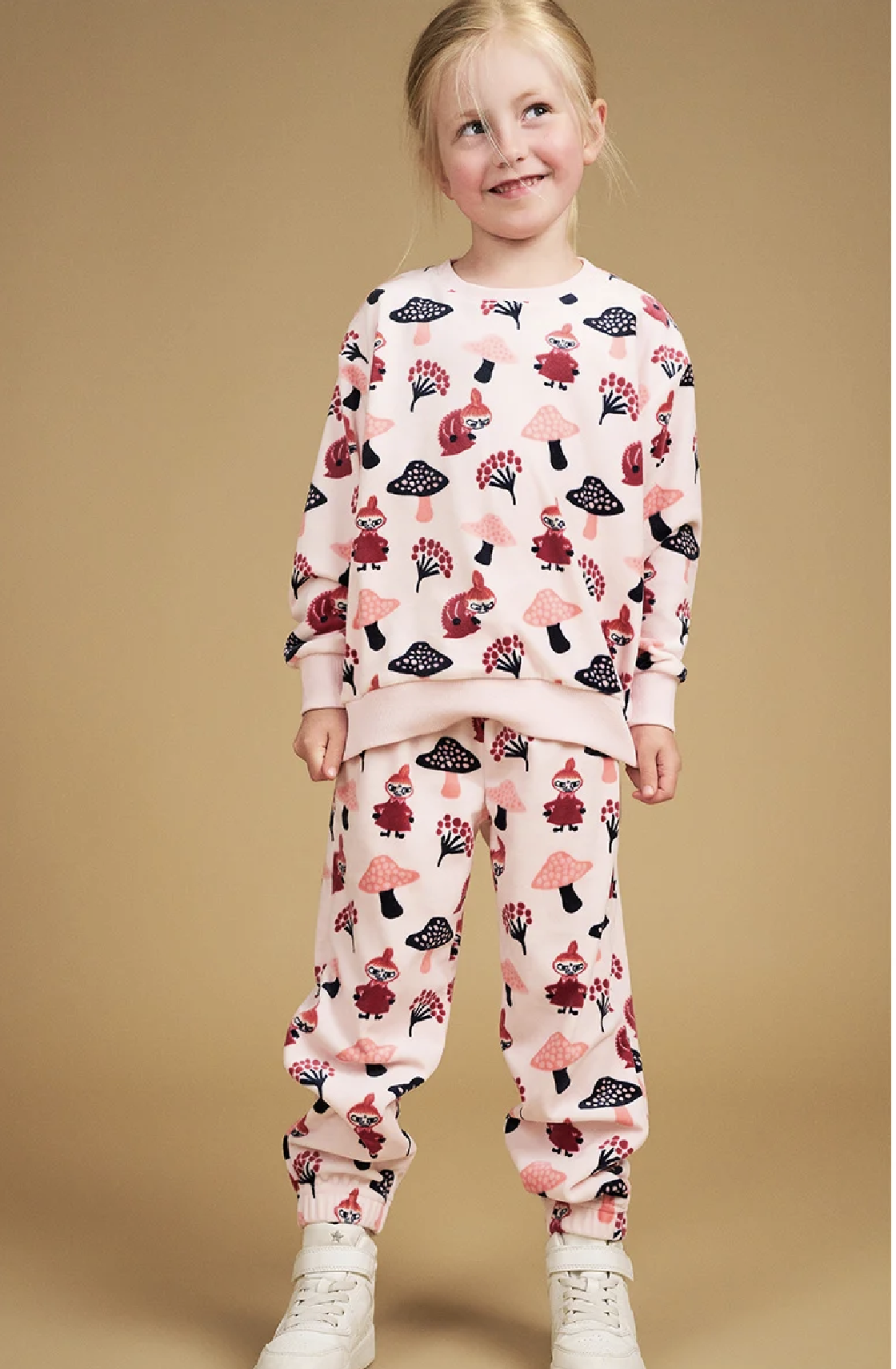 Moomin Kids' Velour Pants - Mushroom Outing - 2