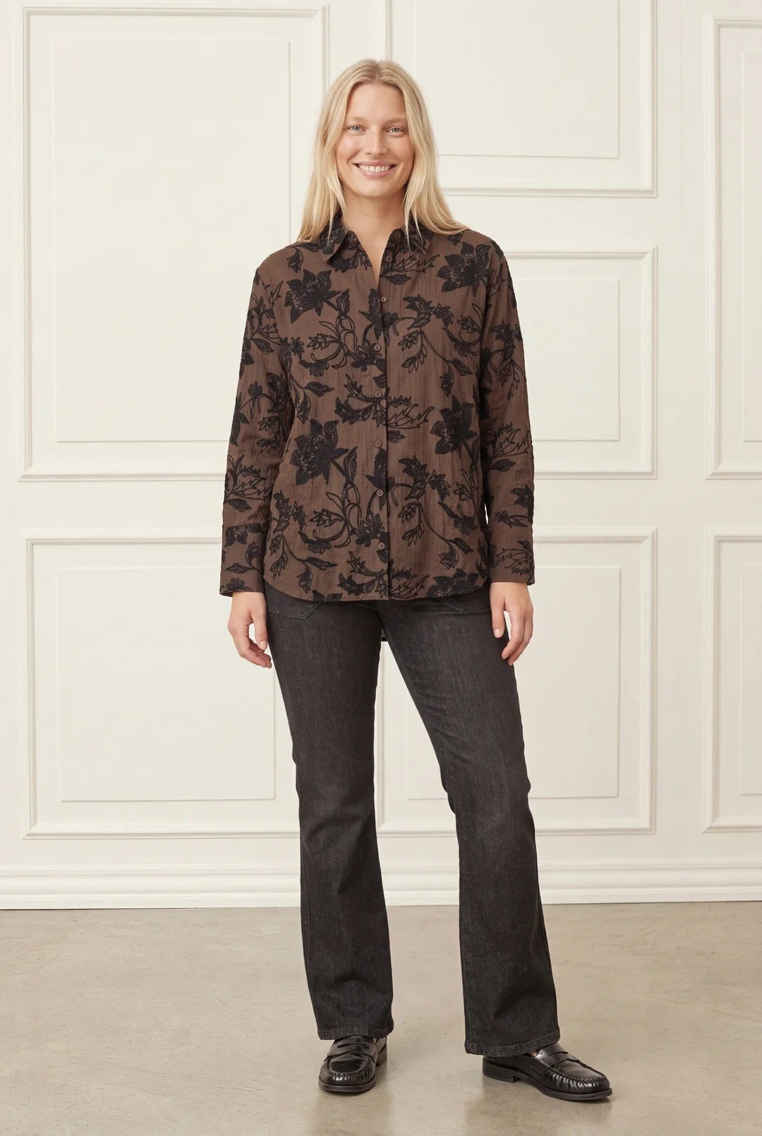 Nimi Shirt - Dark Brown - Isay - 3
