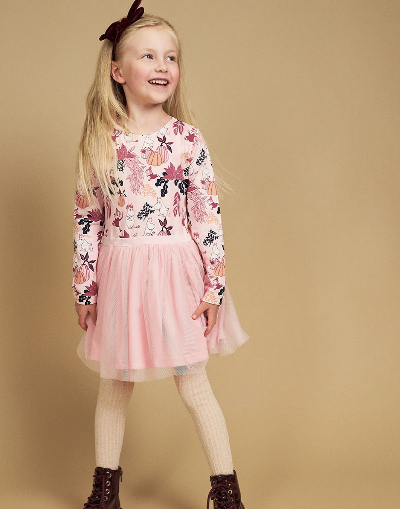 Moomin Kids' Dress - Pumpkin Pink - 2
