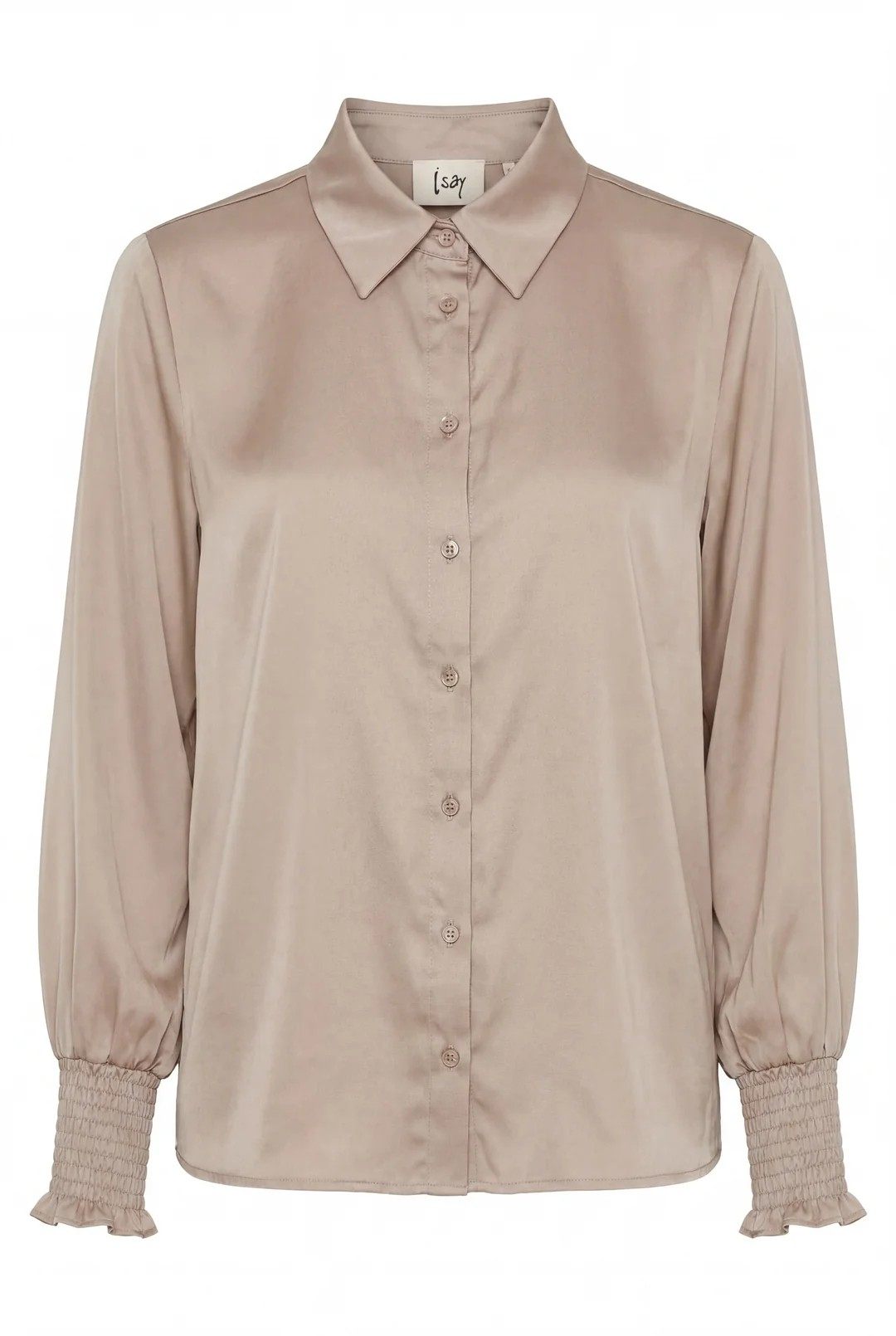 Nanina Smock Shirt - Dark Sand - Isay - 5