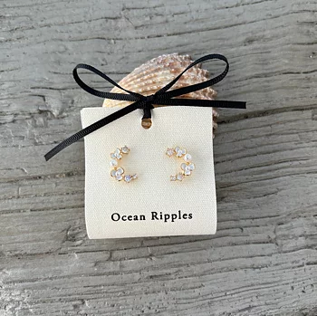 Örhängen " Cubic Zirconia Flower"