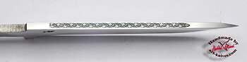 Knife blade 24 Engraved on the back