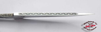 Knife blade 25 Engraved on the back