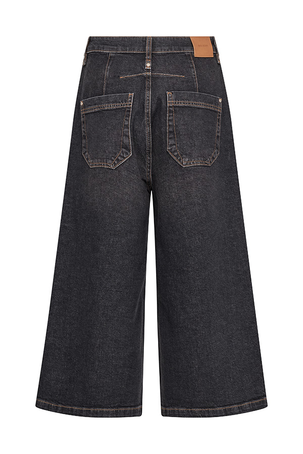 Mos Mosh - MMCulotte Juventus Jeans Black Capri - 4