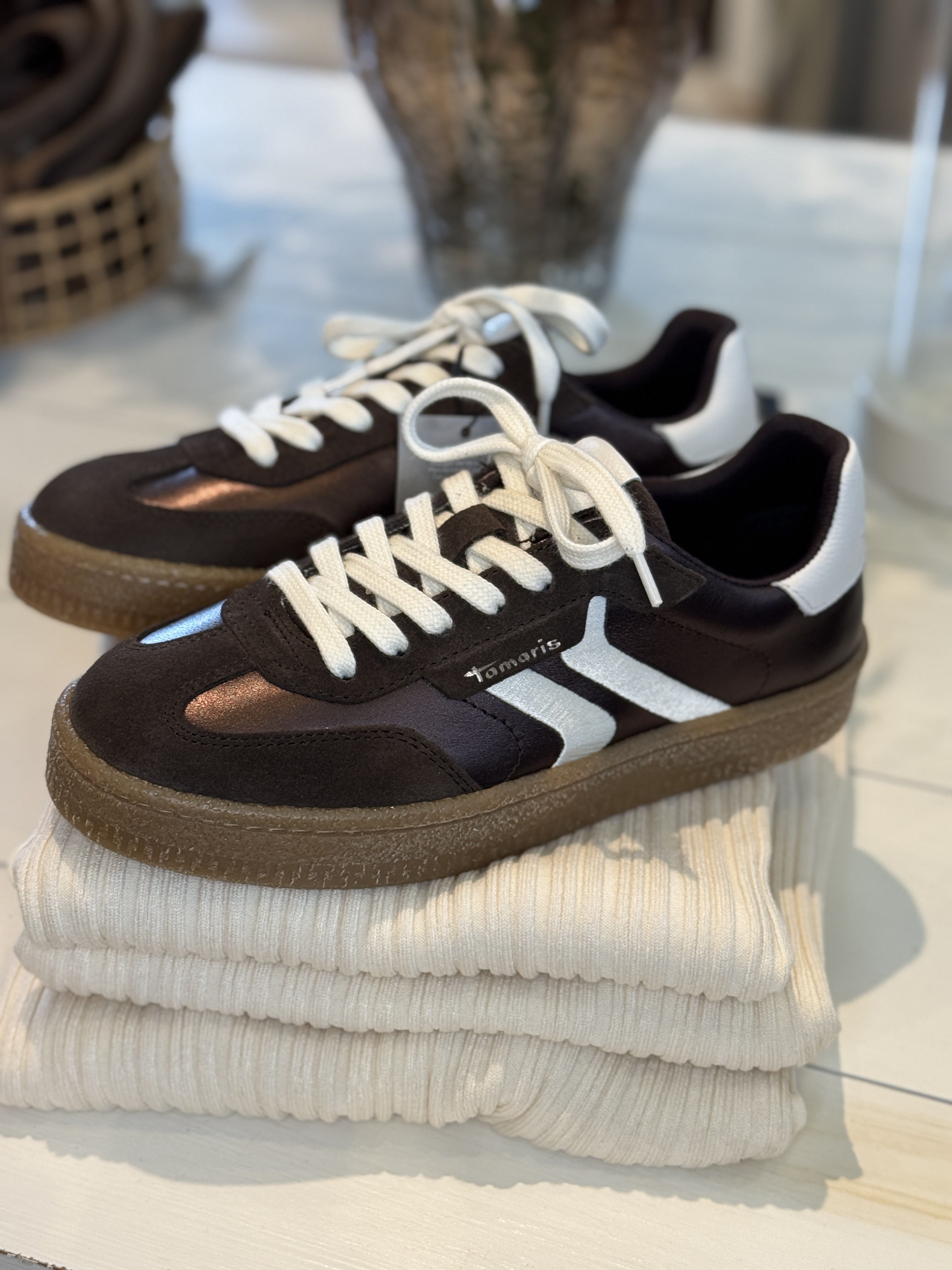 Tamaris Sneakers Brown Metallic