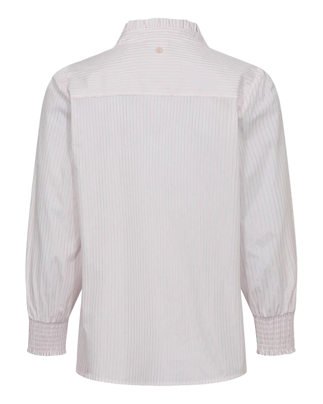 Blus Lili randig ljusrosa/vit glittertrådar - 6