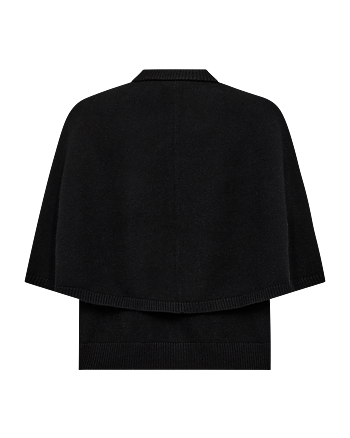 Cape Cardigan - black