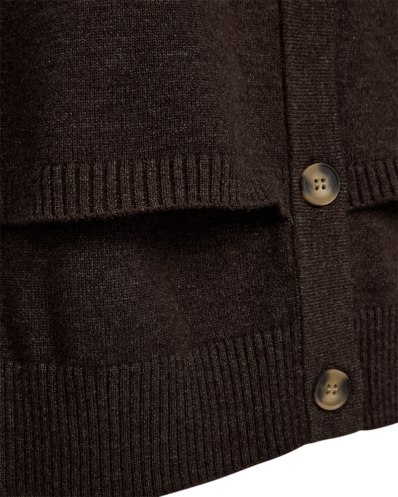 Cape Cardigan - mole melange - 3
