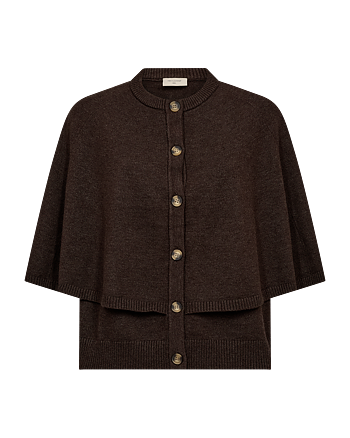 Cape Cardigan - mole melange